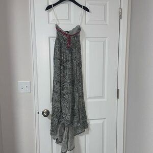 Strapless hi lo billabong dress